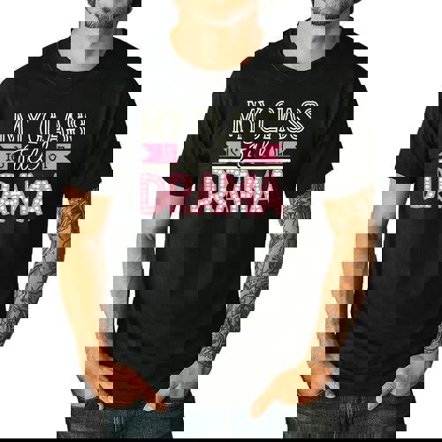 Theatre School Drama Class Musical Theater Drama Teacher Men&#x27;s Casual T-Shirt - teacherstshirts.com