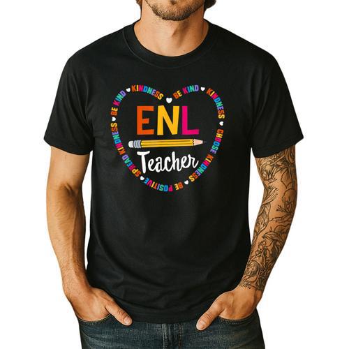 Back To School Tee ENL Teacher English New Language Squad Men's Casual T-Shirt - teacherstshirts.com AU