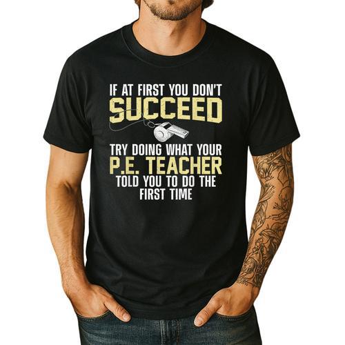 Best PE Teacher Art For Men Women Physical Education Teacher Men's Casual T-Shirt - teacherstshirts.com UK