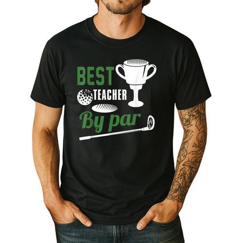 Best Teacher By Par Golf Golfer Men's Casual T-Shirt - teacherstshirts.com AU