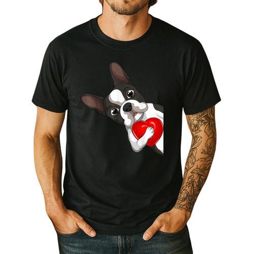 Boston Terrier Bostie Dog Kids Women Girls Men's Casual T-Shirt - Bostonterriersmerch.com