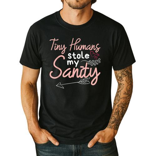 Childcare Provider Daycare Teacher Stole My Sanity Men's Casual T-Shirt - teacherstshirts.com
