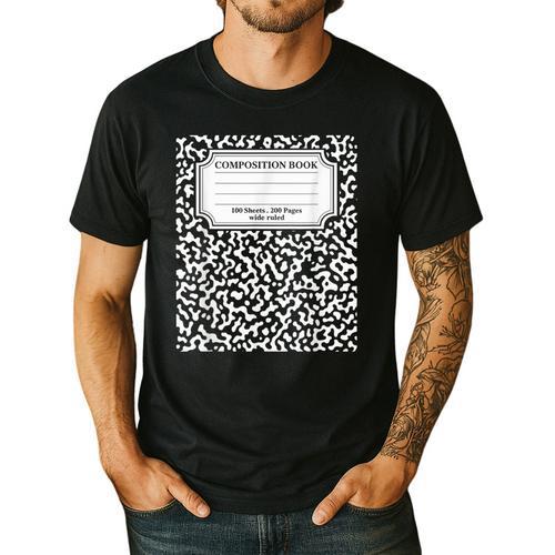 Composition Notebook Matching Group Halloween Teachers Men's Casual T-Shirt - teacherstshirts.com DE