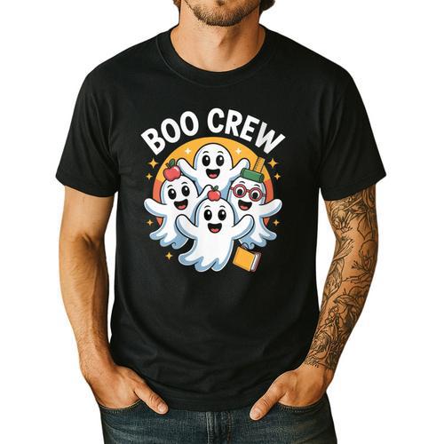 Cute Group Matching Teachers Halloween Men's Casual T-Shirt - teacherstshirts.com UK