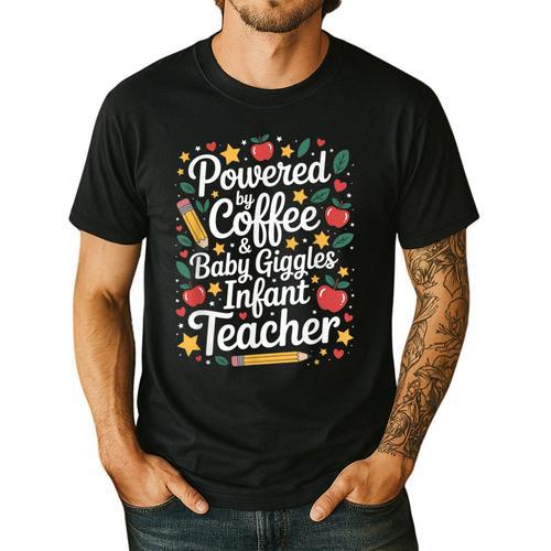 Daycare Provider Infant Teacher Quotes Toddler Teaching Men's Casual T-Shirt - teacherstshirts.com AU