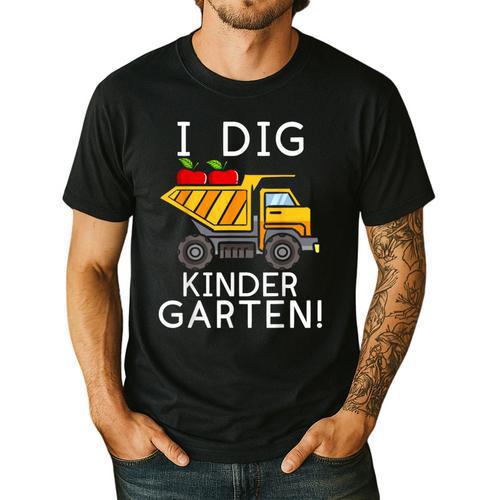 I Dig Kindergarten Student Teacher Construction First Day Men's Casual T-Shirt - teacherstshirts.com AU