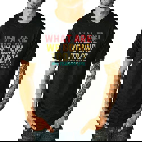 What Are We Doing Today PE Teacher Life Men&#x27;s Casual T-Shirt - teacherstshirts.com
