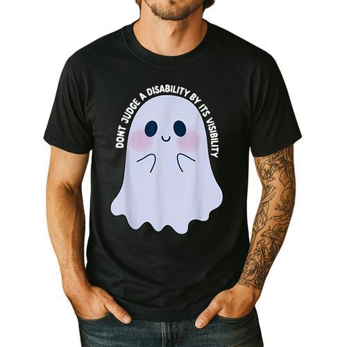 Dont Judge a Disability By Its Visibility Teacher Men's Casual T-Shirt - teacherstshirts.com CA