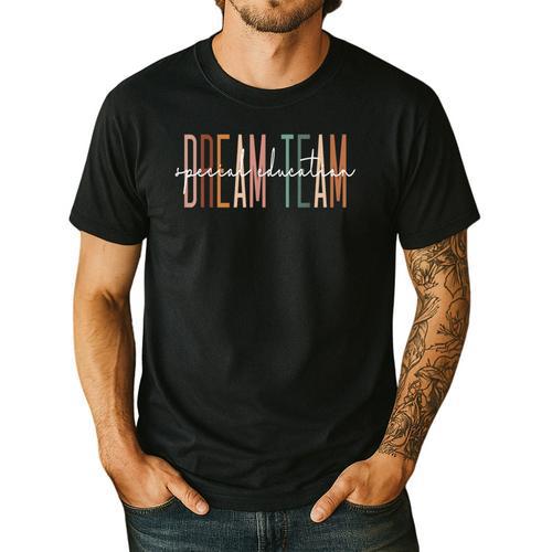 Dream Team Special Education Squad Special Education Teacher Men's Casual T-Shirt - teacherstshirts.com DE