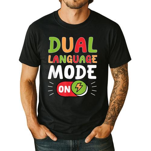Dual Language Teacher Bilingual Teacher Men's Casual T-Shirt - teacherstshirts.com AU