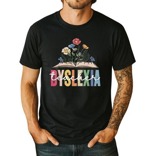 Dyslexia Teacher Awareness Dyslexic Dyslexics Dyslexia Men's Casual T-Shirt - teacherstshirts.com AU