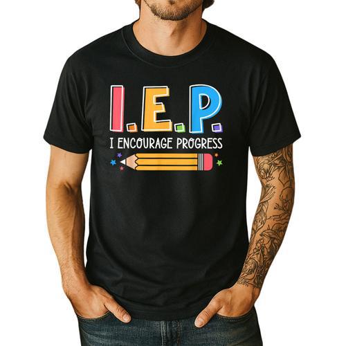 I E P I Encourage Progress Special Education Teacher Men's Casual T-Shirt - teacherstshirts.com AU