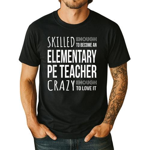 Elementary PE Teacher Tshirt Appreciation Men's Casual T-Shirt - teacherstshirts.com AU