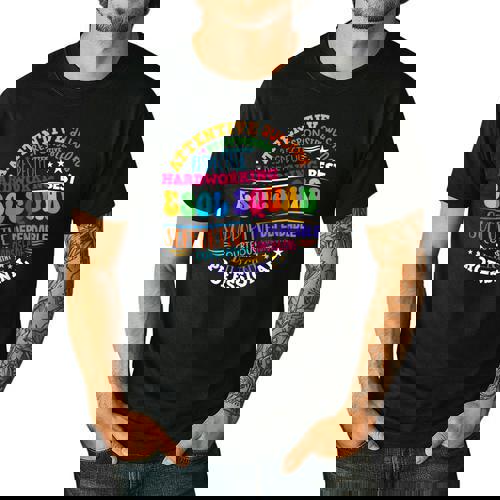 ESOL Squad Teachers And Students Team Back To School Men&#x27;s Casual T-Shirt - teacherstshirts.com