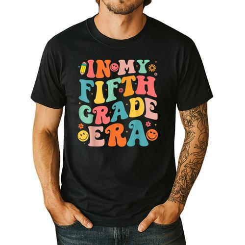 In My Fifth Grade Era 5th Grade Teacher Back To School Men's Casual T-Shirt - teacherstshirts.com UK