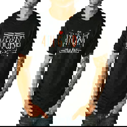 Fourth Grade Teacher 4th Grade Teachers Back To School Men&#x27;s Casual T-Shirt - teacherstshirts.com