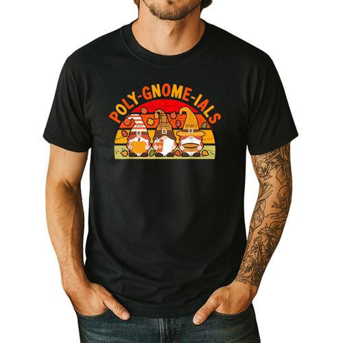 Fun Polynomial Calculus Algebra Poly-Gnome-Ials Math Teacher Men's Casual T-Shirt - teacherstshirts.com