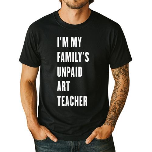 Funny Art Teacher Men's Casual T-Shirt - teacherstshirts.com
