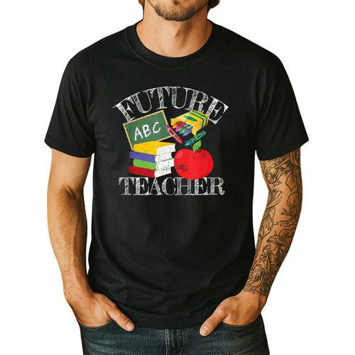Future Teacher Costume Tee For Men Women Adults And Kids Men's Casual T-Shirt - teacherstshirts.com CA
