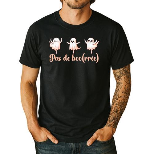 Ghost Ballet Dancer Halloween Dance Teacher Pas De Boo-Rée Men's Casual T-Shirt - teacherstshirts.com DE