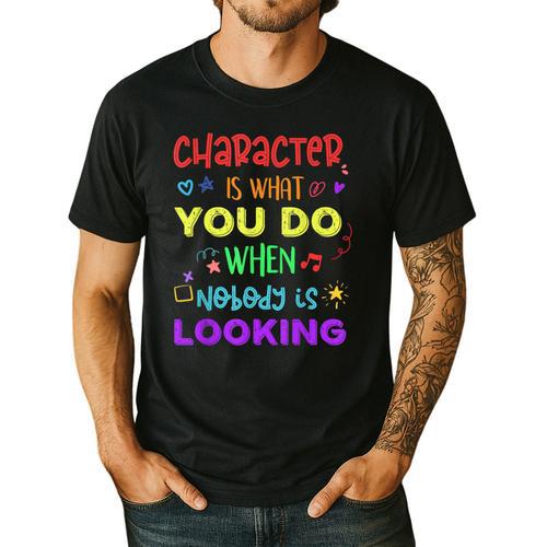 Growth Mindset Teacher Positive Message Inspirational Quote Men's Casual T-Shirt - teacherstshirts.com AU