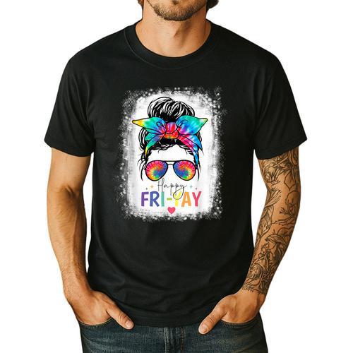 Happy Fri-Yay Friday Teacher Life Happy Friday Men's Casual T-Shirt - teacherstshirts.com DE