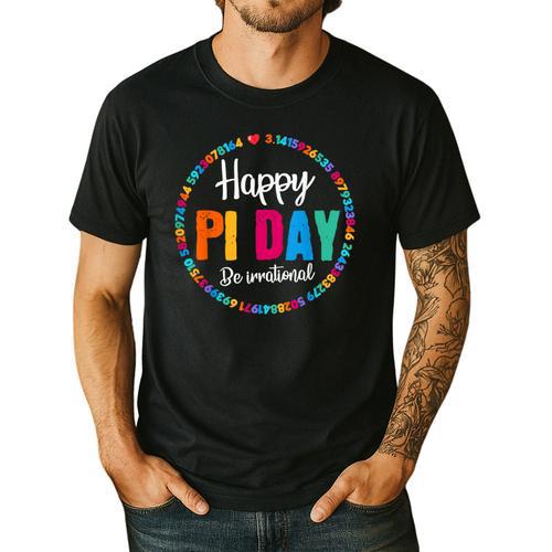 Happy Pi Day Pie Math Coach Teacher Pi Day Lover Nerdy Men's Casual T-Shirt - teacherstshirts.com DE