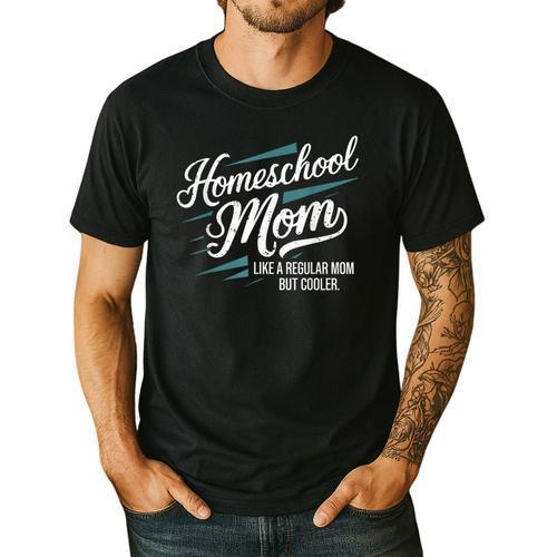 Homeschool Life Homeschool Mom Homeschool Dad Teacher Kids Men's Casual T-Shirt - teacherstshirts.com UK