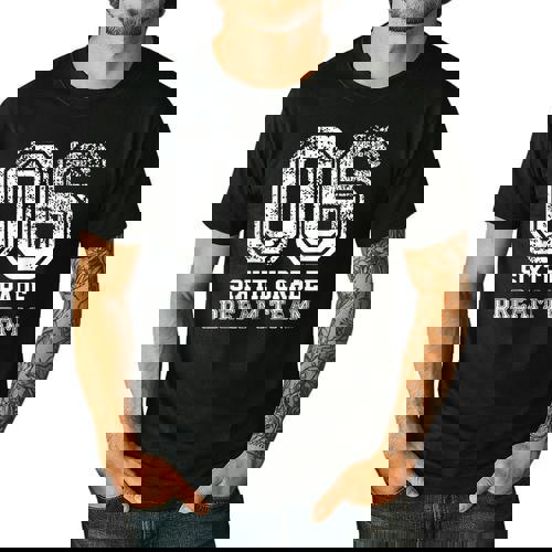 Kids Hello Sixth Back To School 6th Grade Dream Team Teacher Men&#x27;s Casual T-Shirt - teacherstshirts.com