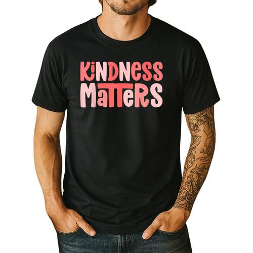 Kindness Matters Anti Bullying Shirts Teacher Child Men's Casual T-Shirt - teacherstshirts.com UK