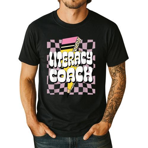 Literacy Coach Reading Specialist Facilitator Lead Teacher Men's Casual T-Shirt - teacherstshirts.com