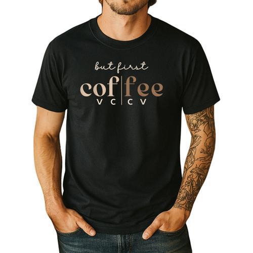 Literacy Science Of Reading Phonics Teacher Linguist Coffee Men's Casual T-Shirt - teacherstshirts.com UK