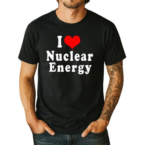 I Love Nuclear Energy School Teacher Men's Casual T-Shirt - teacherstshirts.com AU