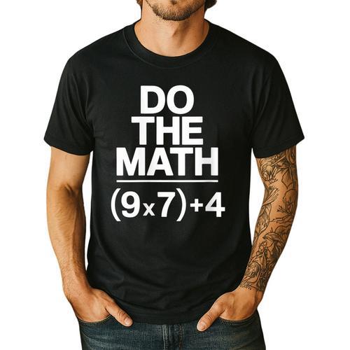 Do The Math Equation Thanksgiving Teacher 67 Six Seven 6 7 Men's Casual T-Shirt - teacherstshirts.com AU