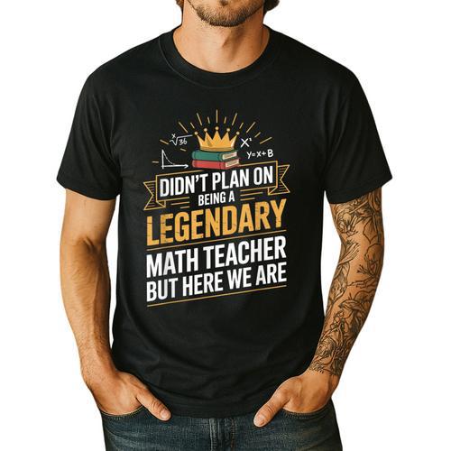 Math Teacher For Algebra Lovers Mathematics Men's Casual T-Shirt - teacherstshirts.com UK