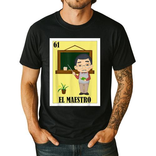 Mexican For Teachers El Maestro Men's Casual T-Shirt - teacherstshirts.com
