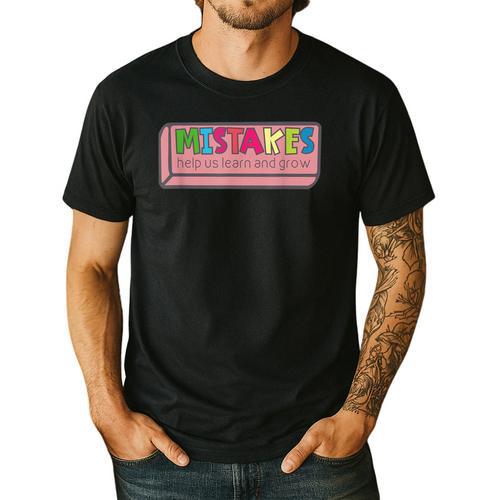 Mistakes Help Us Grow And Learn Teacher Men's Casual T-Shirt - teacherstshirts.com AU