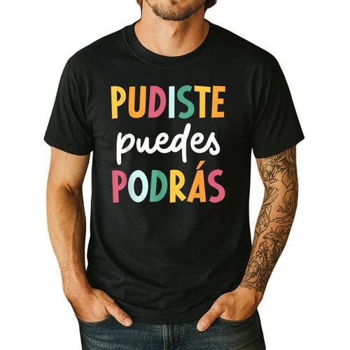 Multilingual Hispanic Heritage Spanish Teacher Maestra Men's Casual T-Shirt - teacherstshirts.com