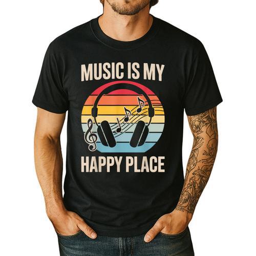 Music For Men Women Music Teacher Music Lover Men's Casual T-Shirt - teacherstshirts.com