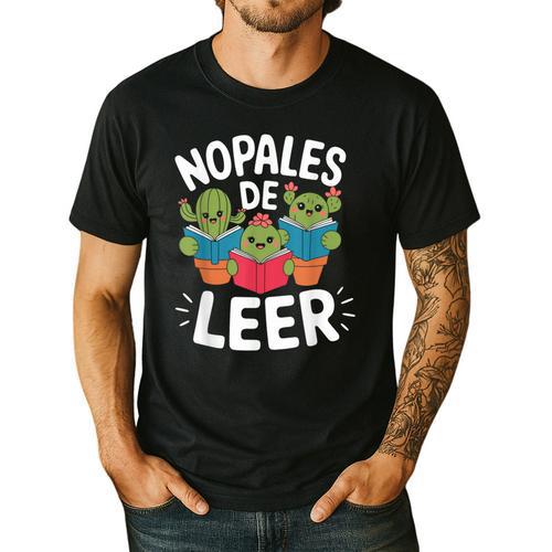 Nopales De Leer Bilingual Teacher Maestra Spanish Teacher Men's Casual T-Shirt - teacherstshirts.com AU