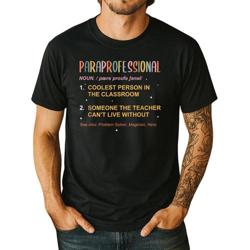 Paraprofessional Teacher Para Sped Ed Parapro Men's Casual T-Shirt - teacherstshirts.com DE