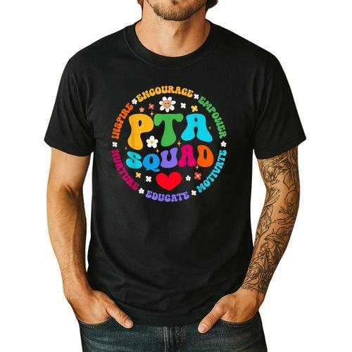 Parents Teacher Association Team Supporter PTA Squad For Men Women Girls Kids Men's Casual T-Shirt - teacherstshirts.com AU