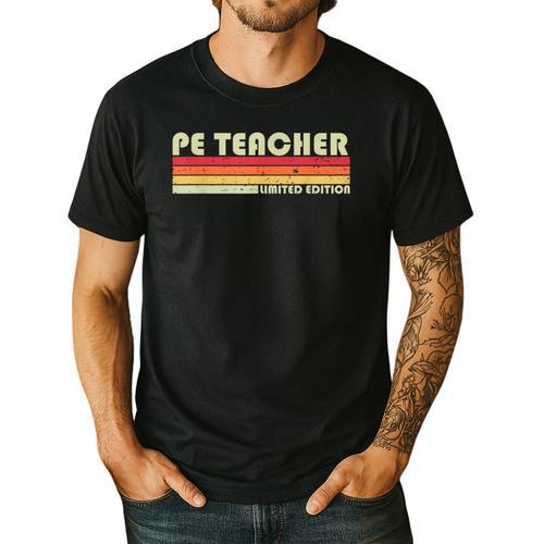 PE TEACHER Job Title Profession Birthday Worker Idea Men's Casual T-Shirt - teacherstshirts.com