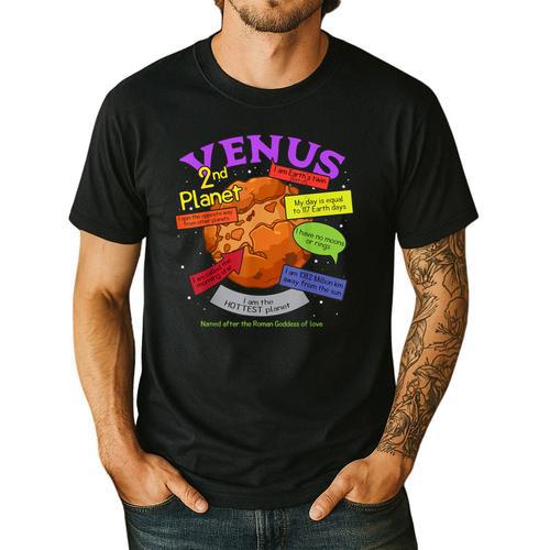Perfect Planets Teachers Shirts Venus For Solar System Men's Casual T-Shirt - teacherstshirts.com AU