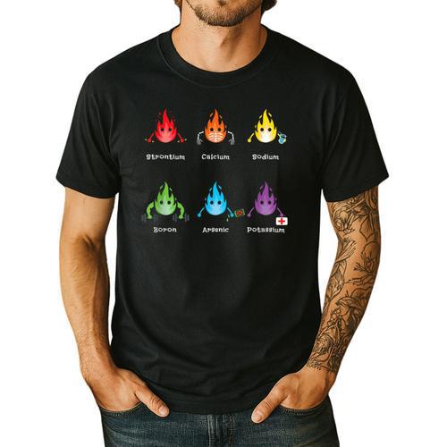 Periodic Elements Chemistry Lovers Science Teacher Men's Casual T-Shirt - teacherstshirts.com UK