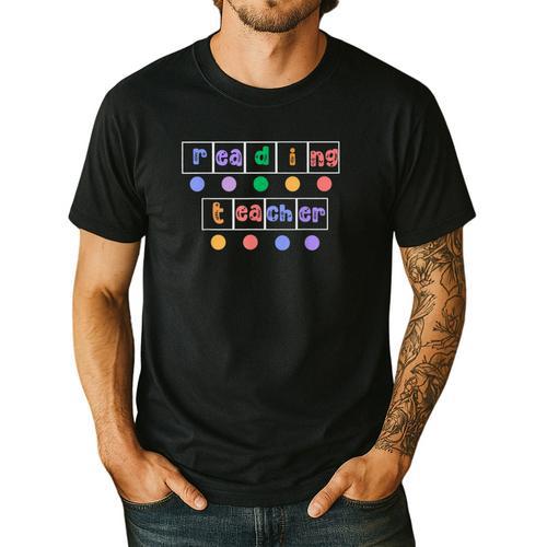 Phonics Reading Teacher Science Of Reading Literacy Coach Men's Casual T-Shirt - teacherstshirts.com AU