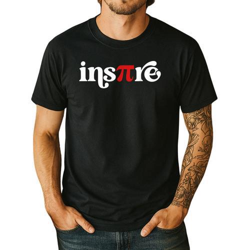 Pi Day Inspire 314 Symbol Math Teacher Science Mathematics Men's Casual T-Shirt - teacherstshirts.com