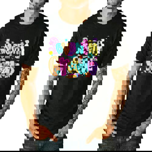 Preppy Seventh Grade Back To School 7th Grade Teachers Girls Men&#x27;s Casual T-Shirt - teacherstshirts.com