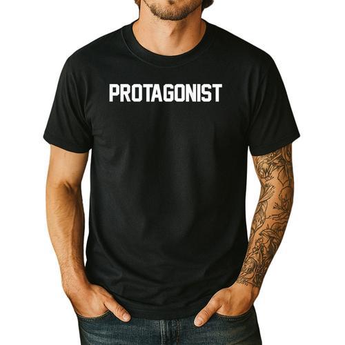 Protagonist English Literature Teacher Costume T Shirt Men's Casual T-Shirt - teacherstshirts.com AU