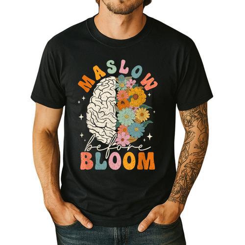 Psychologist Maslow Before Bloom Sped Teacher Classroom Men's Casual T-Shirt - teacherstshirts.com AU